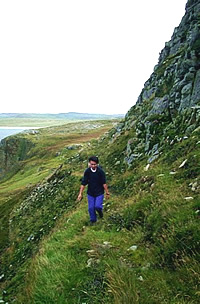 Binnion cliff path